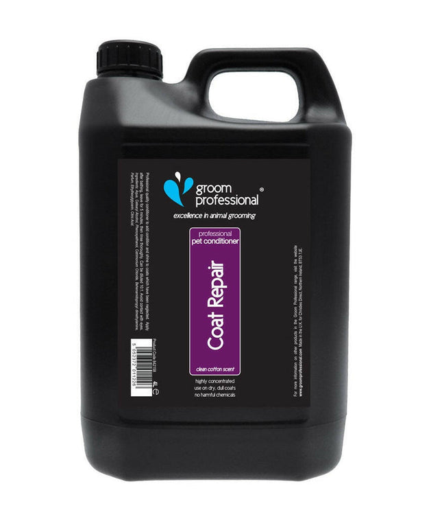 Groom Professional Coat Repair Conditioner - restorative conditioner for dry and damaged dog fur, concentrate 1:10.