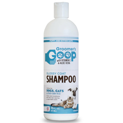 Groomer's Goop Glossy Coat Shampoo - deep cleansing shampoo for dogs and cats, for oily fur.