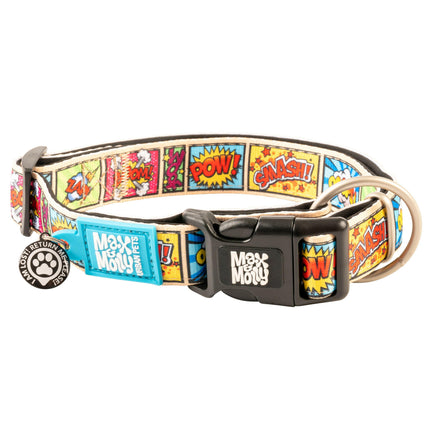 Max & Molly GOTCHA! Smart ID Comic Collar - collar with smart Tag for dogs.