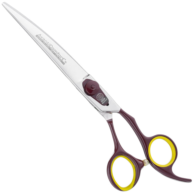 Geib Avanti Comfort Plus Curved Scissors - professional curved scissors with an ergonomic handle and micro-grinding..