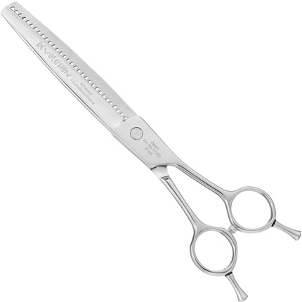 Ehaso Revolution Thinning - professional single-sided thinning shears, best Japanese steel, 32 teeth.
