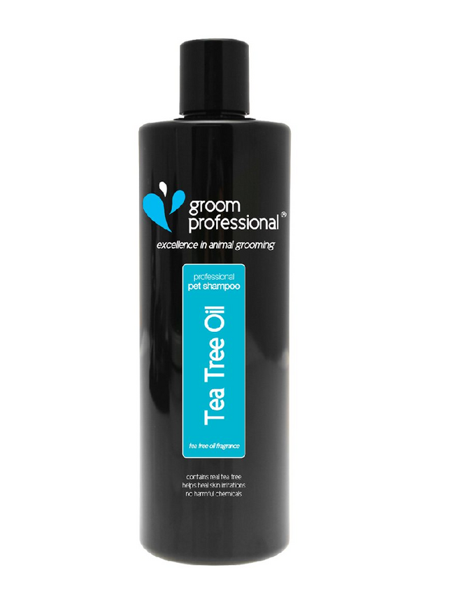 Groom Professional Tea Tree Oil Shampoo - therapeutic shampoo for pets, soothes irritations, concentrate 1:14