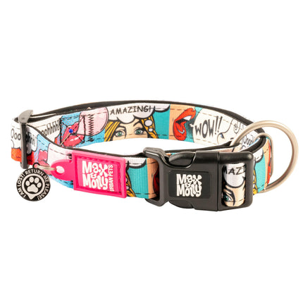 Max & Molly GOTCHA! Smart ID Missy Pop Collar - collar with smart Tag pendant for dogs.