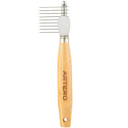 Artero Nature Short Blade Dematter - small side slicker with blades and thumb grip.