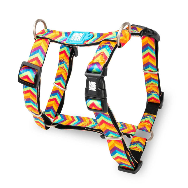 Max&Molly H - Summertime Harness - colorful harness for dogs and puppies, adjustable.