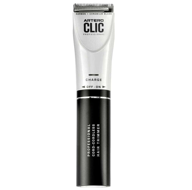 Artero Clic Trimmer - finishing trimmer with chrome blade, black.