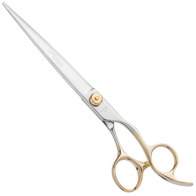 Geib Avanti Straight Scissors - professional grooming scissors with micro-serration, straight.