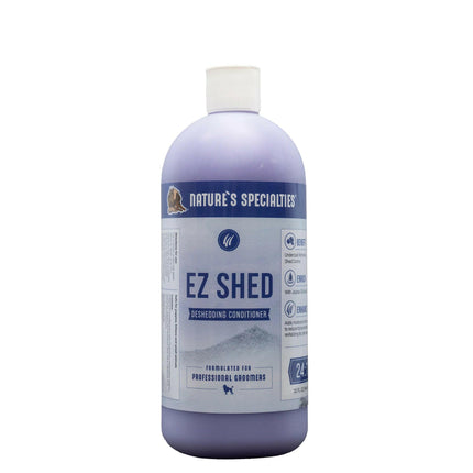 Nature's Specialties EZ Shed Conditioner - undercoat removal conditioner for dogs and cats, concentrate 1:24.