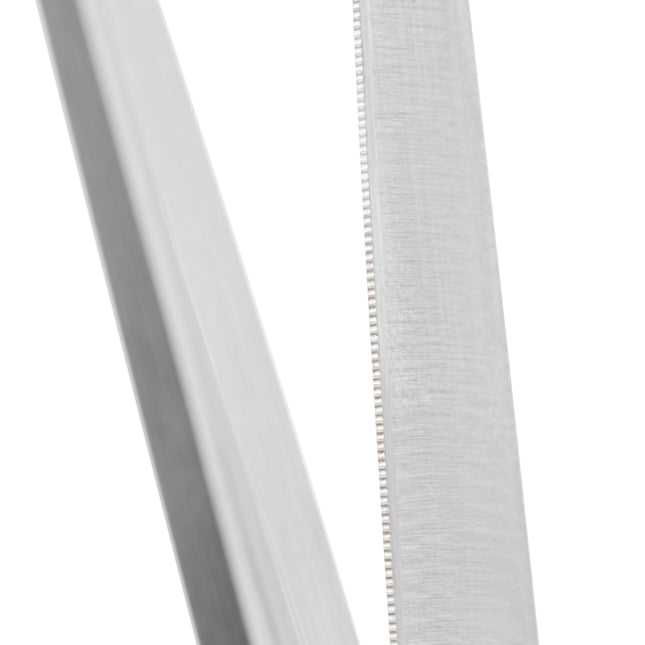 Shernbao Shark Straight Scissors - lightweight, straight scissors for Korean-style grooming, purple.