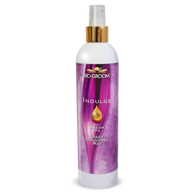 Bio - Groom Indulge Sulfate-Free Moisturizing Spray Conditioner with Argan Oil, Facilitates Coat Detangling.