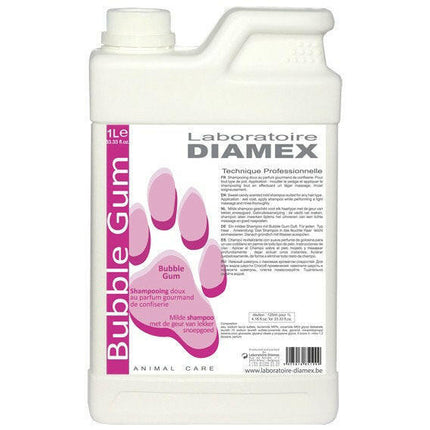 Diamex Bubble Gum - shampoo for all types of fur, with a bubble gum scent, concentrate 1:8.