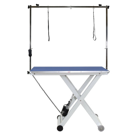 Blovi Eden - electric lift grooming table, top.