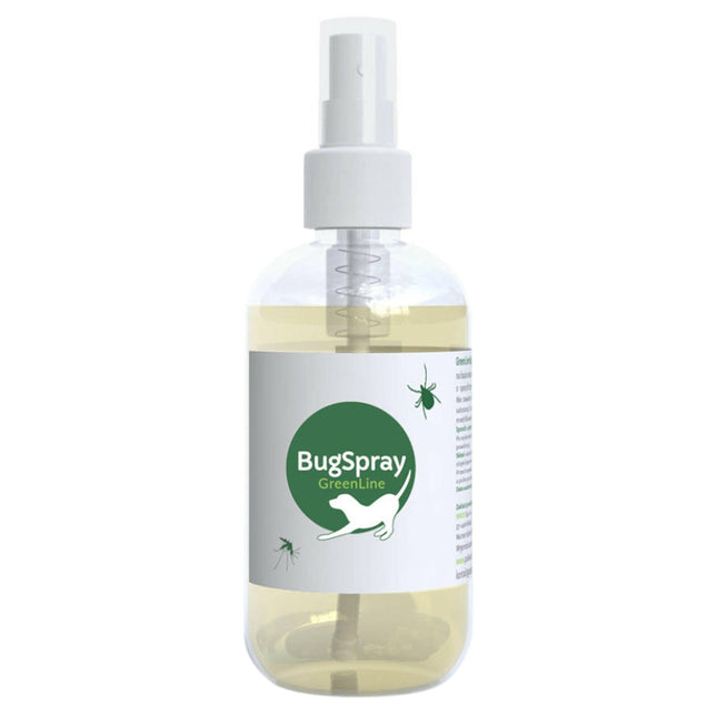 Pokusa GreenLine Bug Spray - repellent spray for ticks, mosquitoes, and flies, made with natural essential oils.