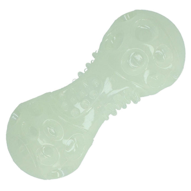 2 Glow of Its Own - glowing toy for dogs, fluorescent squeaky bone.