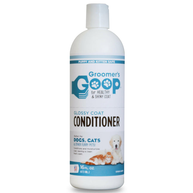 Groomer's Goop Glossy Coat Conditioner - moisturizing conditioner for dogs and cats, for oily fur.