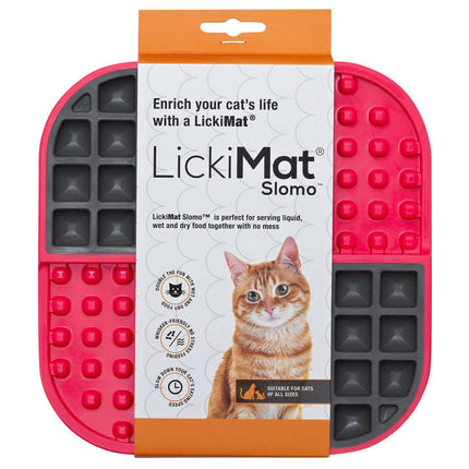 LickiMat Slomo Cat - licking mat for cats.