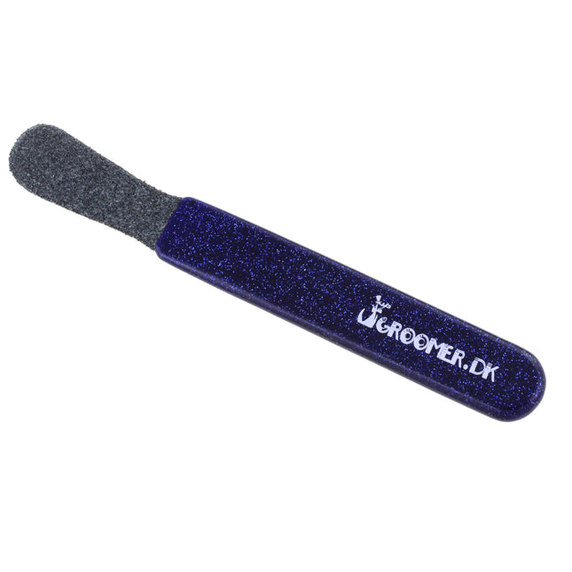 Groomer.dk Diamond Edition Stripping Knife - Curved Trimming Knife with a Rough Coating.