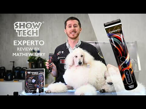 Show Tech Experto Cordless Clipper - cordless running clipper with adjustable blade.