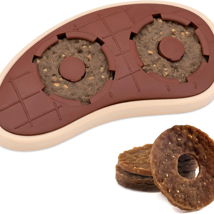 PetSafe Busy Buddy Slab o' Sirloin - chew toy with treat for dogs, beef steak
