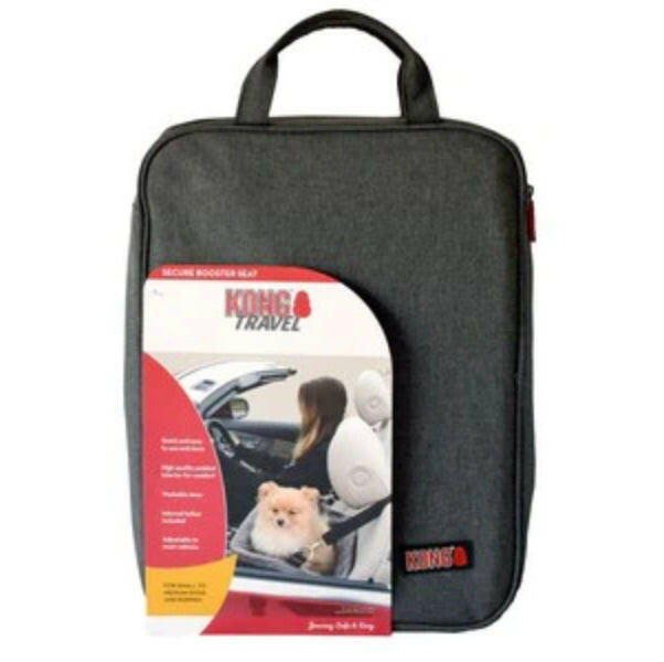 KONG Travel Secure Booster Seat - car seat for dogs up to 12kg, vehicle seat.