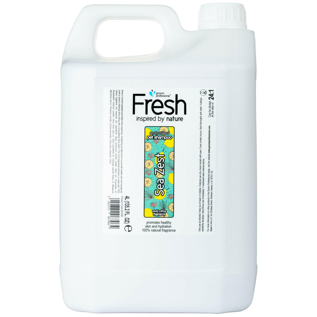 Groom Professional Fresh Sea Zest Shampoo - vegan moisturizing shampoo for dogs, concentrate 1:24.