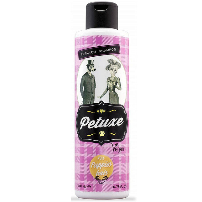 Petuxe Puppy Hair Shampoo - vegan, extremely gentle shampoo for puppies and kittens.