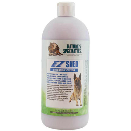 Nature's Specialties EZ Shed Conditioner - undercoat removal conditioner for dogs and cats, concentrate 1:24.