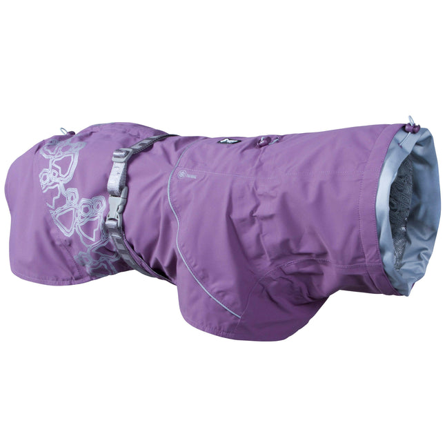 Hurtta Drizzle Coat Currant - raincoat for dogs with a warm lining.