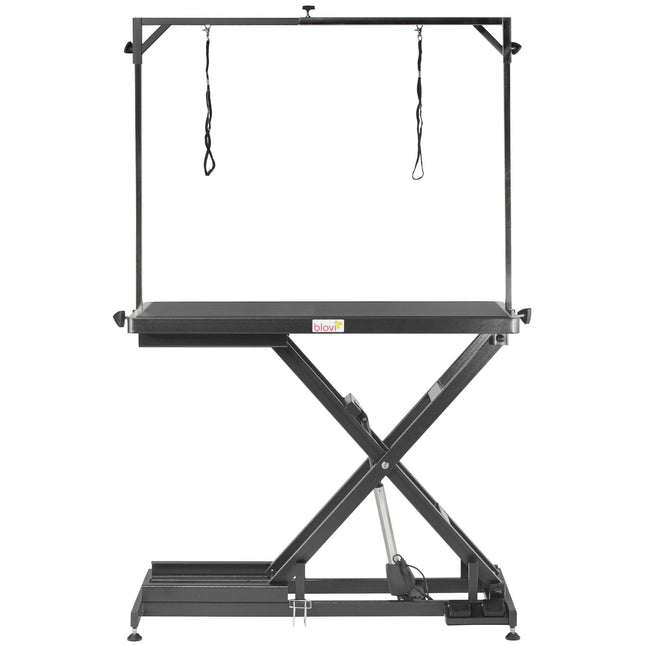 Blovi Callisto Black - electric lift table, top x 65cm, black.