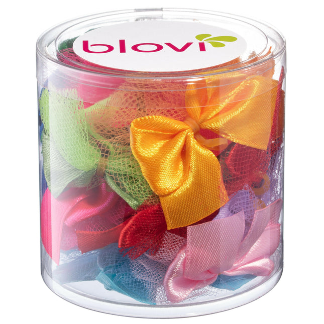 Blovi Bows Multicolor 25 pcs - multicolored bows for dogs with tulle.