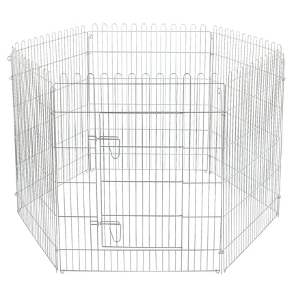 Flamingo Puppy Run Jax L - metal playpen for puppies, 6 panels with height.