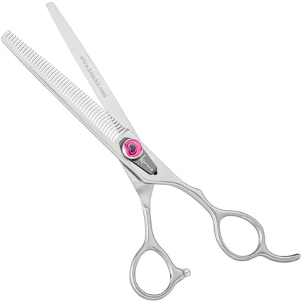Kenchii Love Blenders - Single-sided thinning shears for groomers, 46 teeth with micro-grind