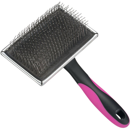 Blovi Hard Russian Terrier Slicker Brush - slicker brush with hard, long pins, inspired by the Russian grooming tool.