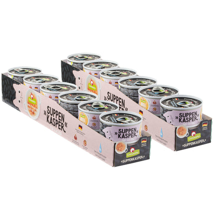 GranataPet Suppenkasper & Poultry - soup for cats, salmon and poultry.
