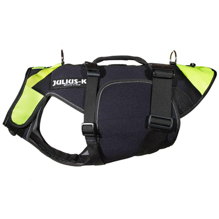 Julius - K9 Multifunctional Neon Vest - swimming vest for dogs, rehabilitation.