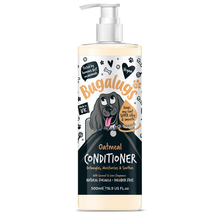 Bugalugs Oatmeal Conditioner - oatmeal conditioner for dogs, soothes irritations.
