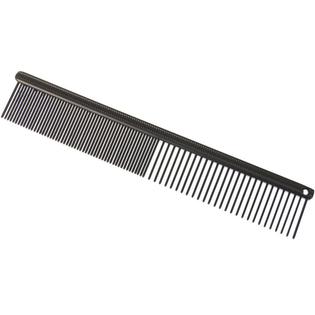 Madan Professional Antistatic Face Comb - professional, sturdy mini comb with an antistatic coating and a mixed tooth spacing of 50/50, for the face..