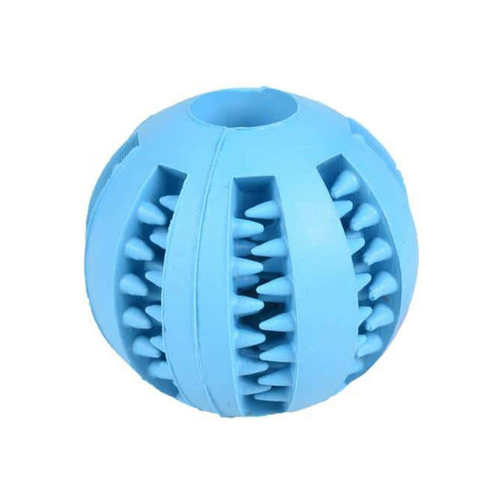 Flamingo Rubber Dental Ball treat-dispensing ball with spikes
