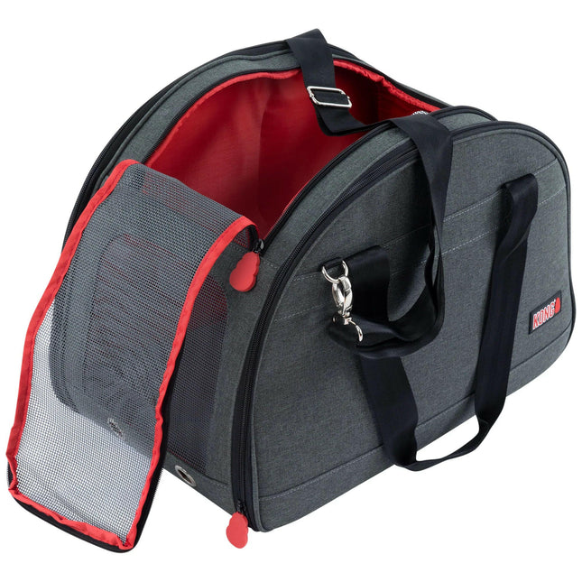KONG Travel 2-in-1 Pet Carrier and Travel Mat - transporter with mat for dogs and cats.