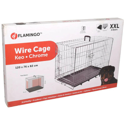 Flamingo Keo - metal dog cage, XXL:.