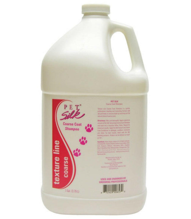 Pet Silk Texturizing Coat Shampoo - a shampoo that provides the right texture and increases volume for breeds with thick, dense, and demanding coats..