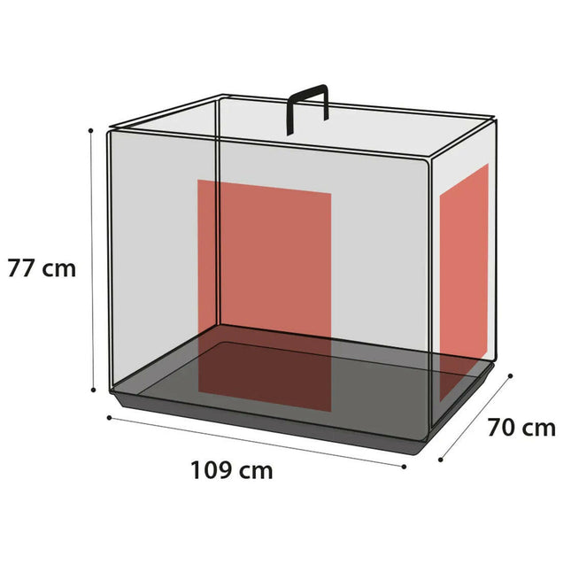 Flamingo Ebo - metal dog crate, XL:.