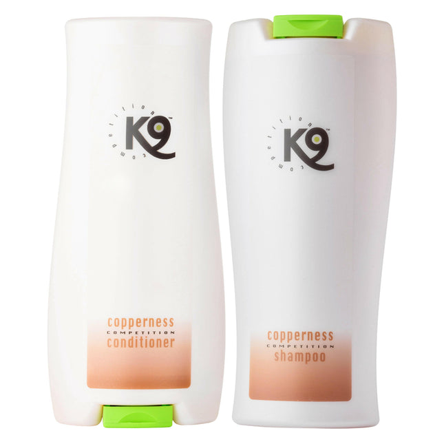 K9 Copperness Set - grooming set for caring for red fur in dogs and cats.