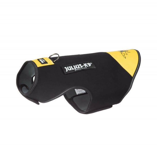 Julius K9 IDC Neoprene Dog Jacket Yellow neoprene dog jacket