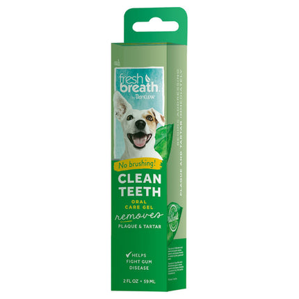 Tropiclean Fresh Breath Clean Teeth Gel - oral hygiene gel for dogs and cats