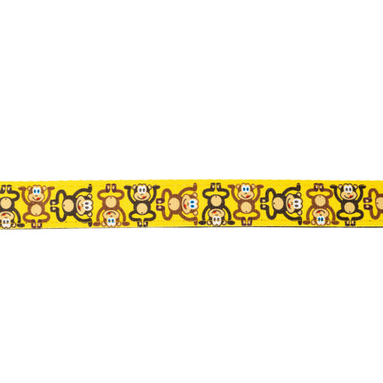 Max&Molly GOTCHA! Smart ID Cat Collar Monkey Maniac - colorful collar for cats with a smart Tag pendant.