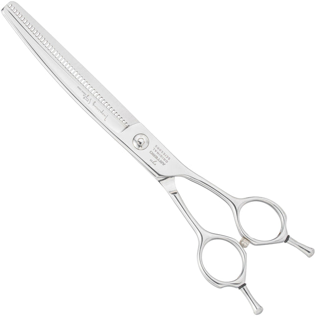 Artero Slalom Curvy Thinner - professional curved thinning shears made of Japanese VG1 steel, 48 teeth.