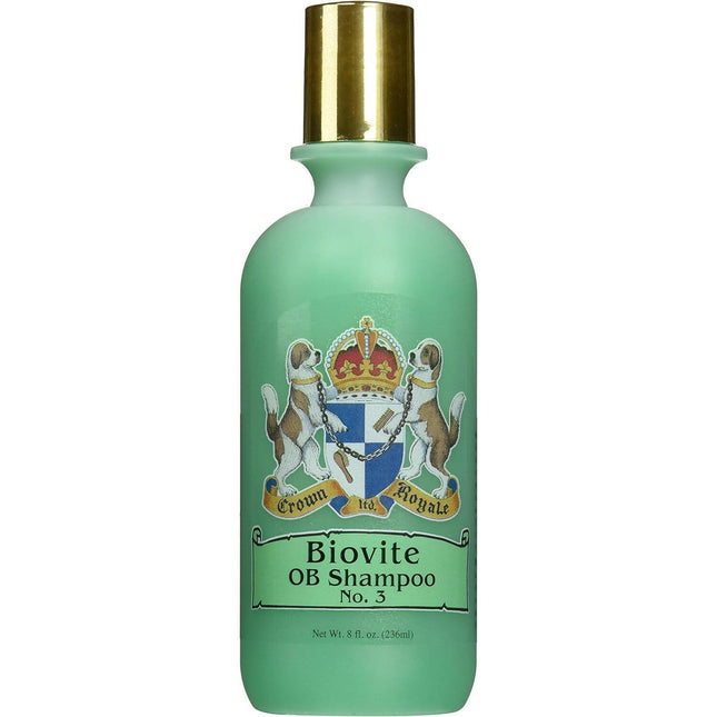 Crown Royale Biovite Shampoo - biotin shampoo for thick and lush fur of dogs and cats.