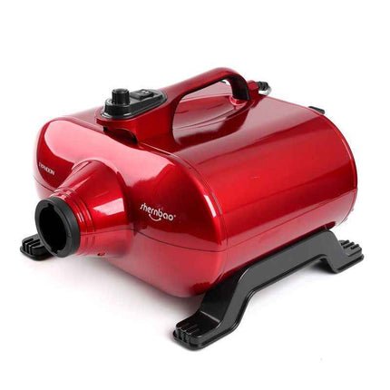 Shernbao Typhoon Red Dryer 3000W - powerful, dual-motor table dryer 150 l/s, red