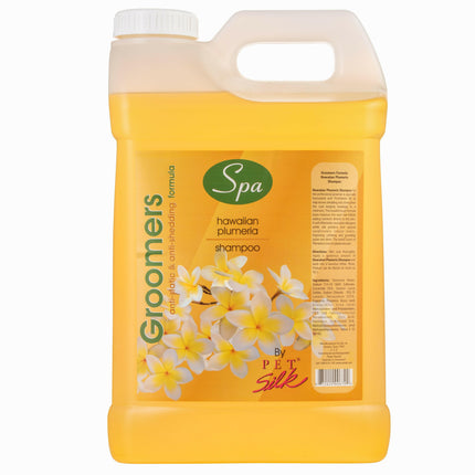 Pet Silk Spa Formula Hawaiian Plumeria Shampoo - anti-static shampoo reducing hair loss with the scent of Lei flower, concentrate 1:16 - 9.5L.